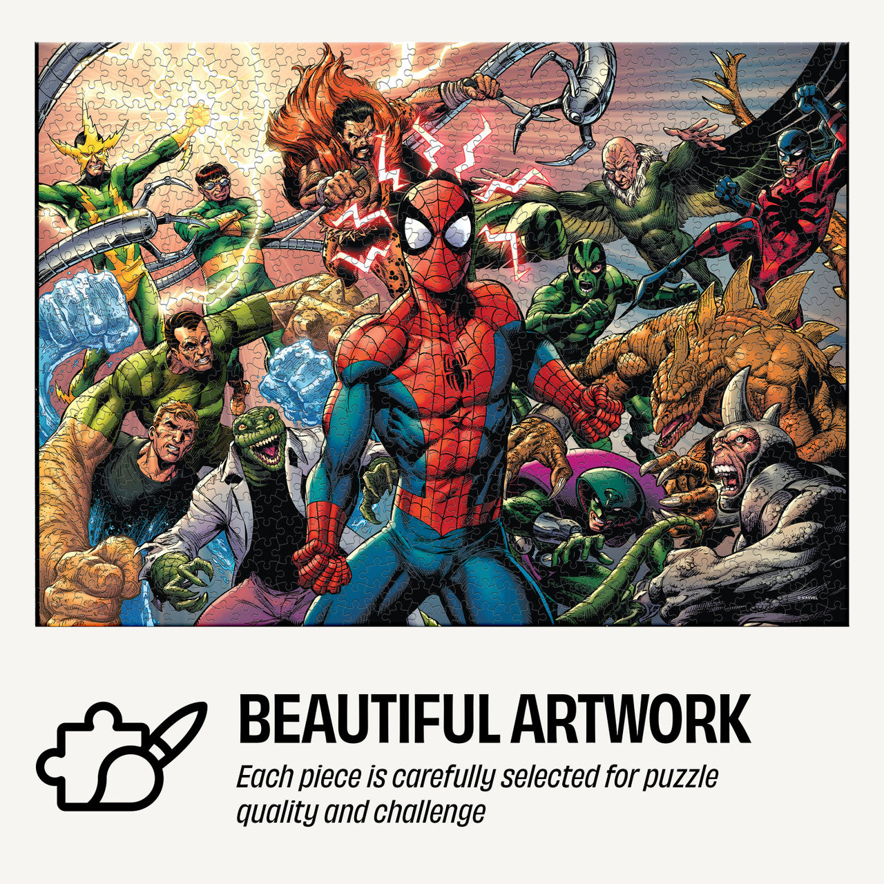 Collector's Tin: Marvel Spider-Man Sinister War 1000 Piece Puzzle