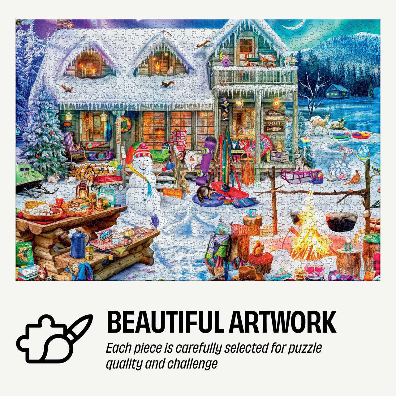 Collector's Tin: Aimee Stewart- Winterland Fun 1000 Piece Puzzle