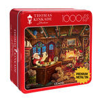 Ceaco: Collector's Tin: Thomas Kinkade Santa Checking His List 1000 Piece Puzzle