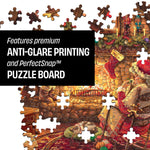 Ceaco: Collector's Tin: Thomas Kinkade Santa Checking His List 1000 Piece Puzzle