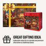 Ceaco: Collector's Tin: Thomas Kinkade Santa Checking His List 1000 Piece Puzzle
