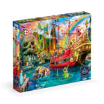 Ceaco: Sapphire Select: Aimee Stewart: Peter Pan Mermaid Lagoon 1000 Piece Puzzle (Premium Blue Board)