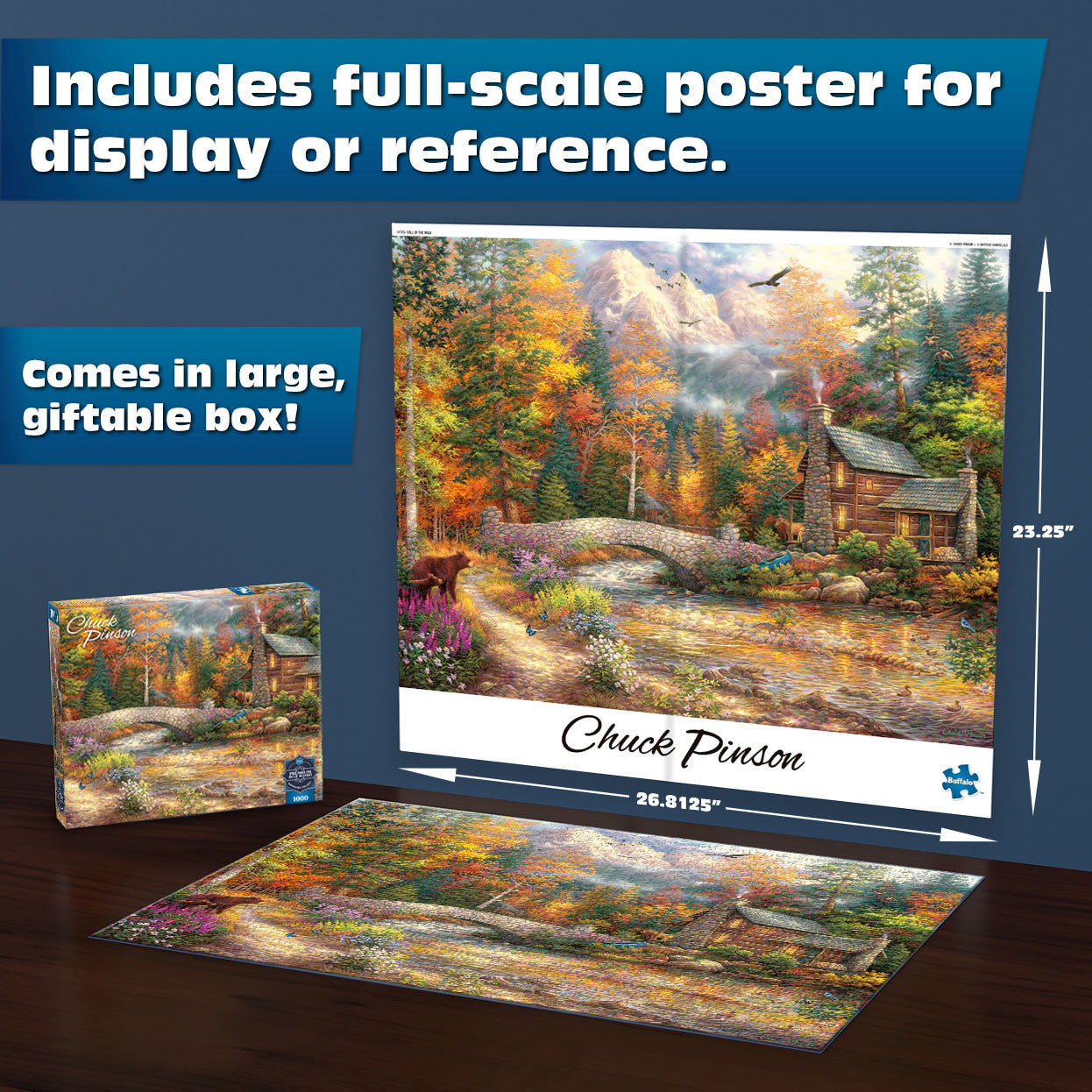 Chuck Pinson Sapphire Select: Call of the Wild 1000 Piece Puzzle