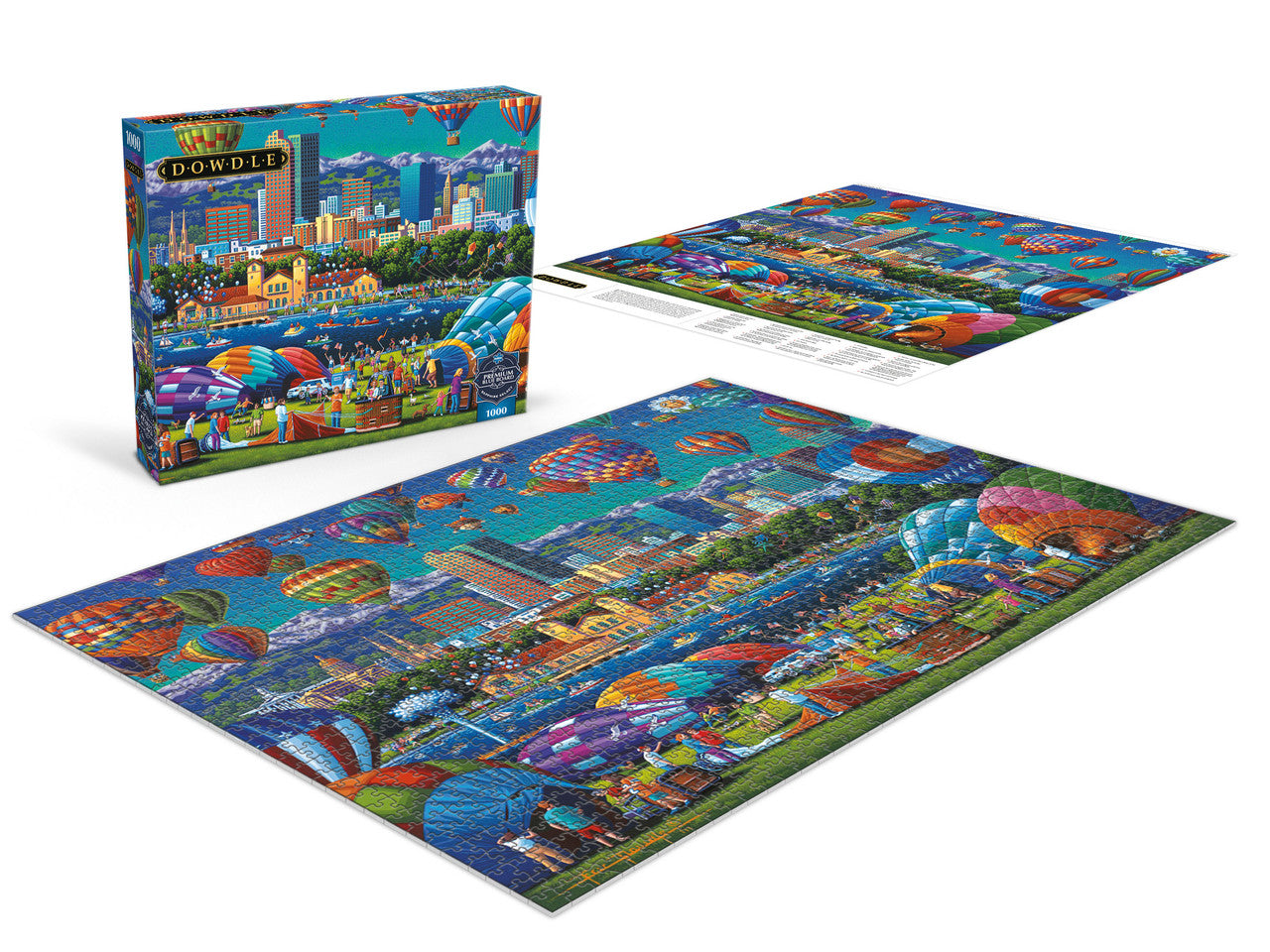 Sapphire Select: Eric Dowdle: Balloon Spectacular 1000 Piece Puzzle  (Premium Blue Board)