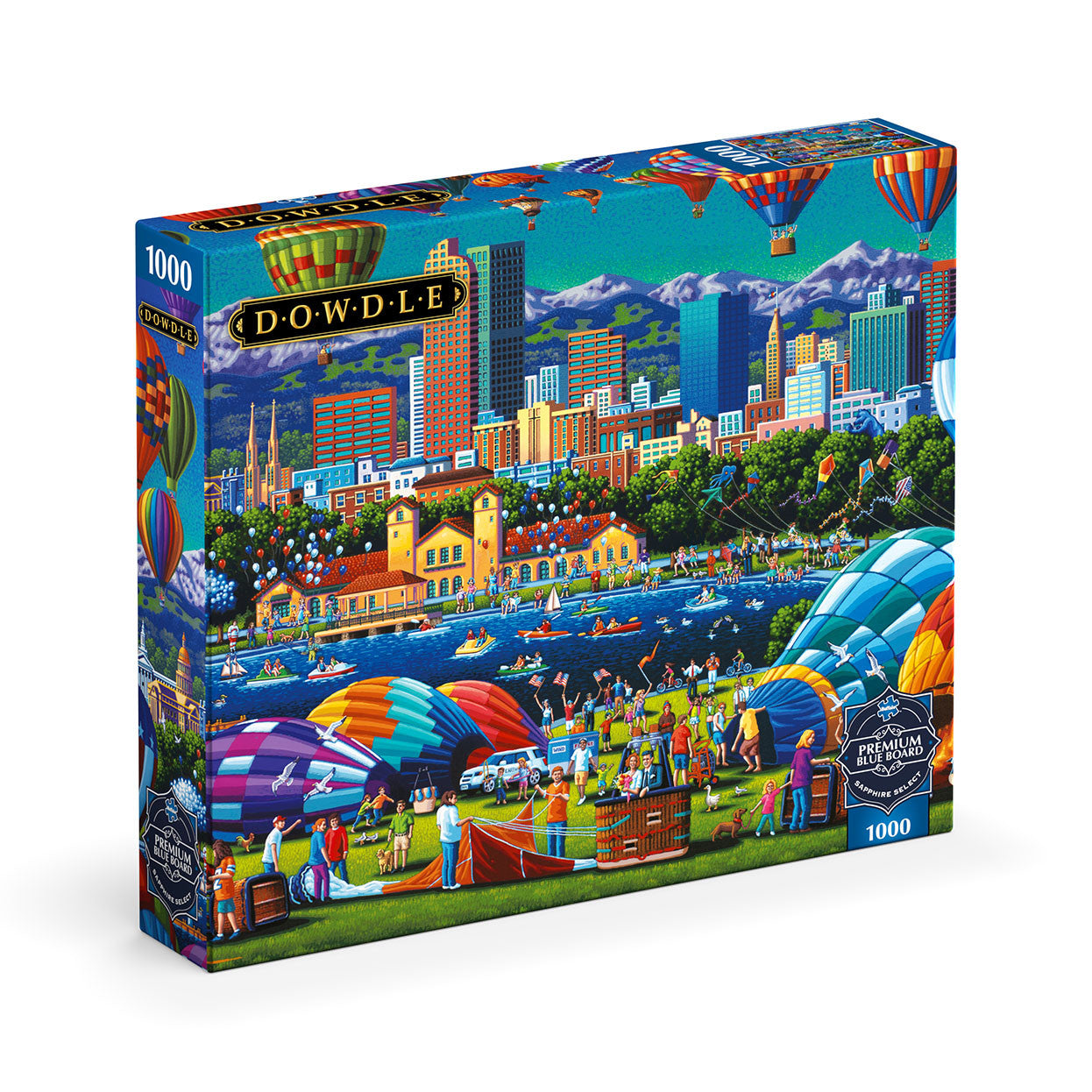 Sapphire Select: Eric Dowdle: Balloon Spectacular 1000 Piece Puzzle  (Premium Blue Board)