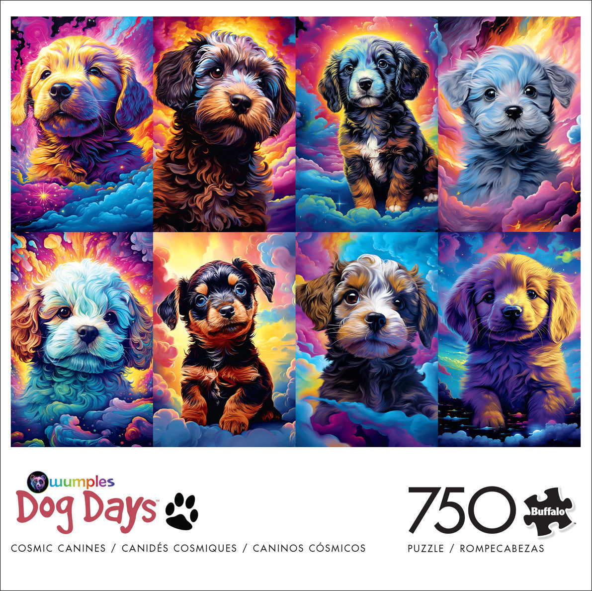 Dog Days: Wumples - Cosmic Canines 750 Piece Puzzle
