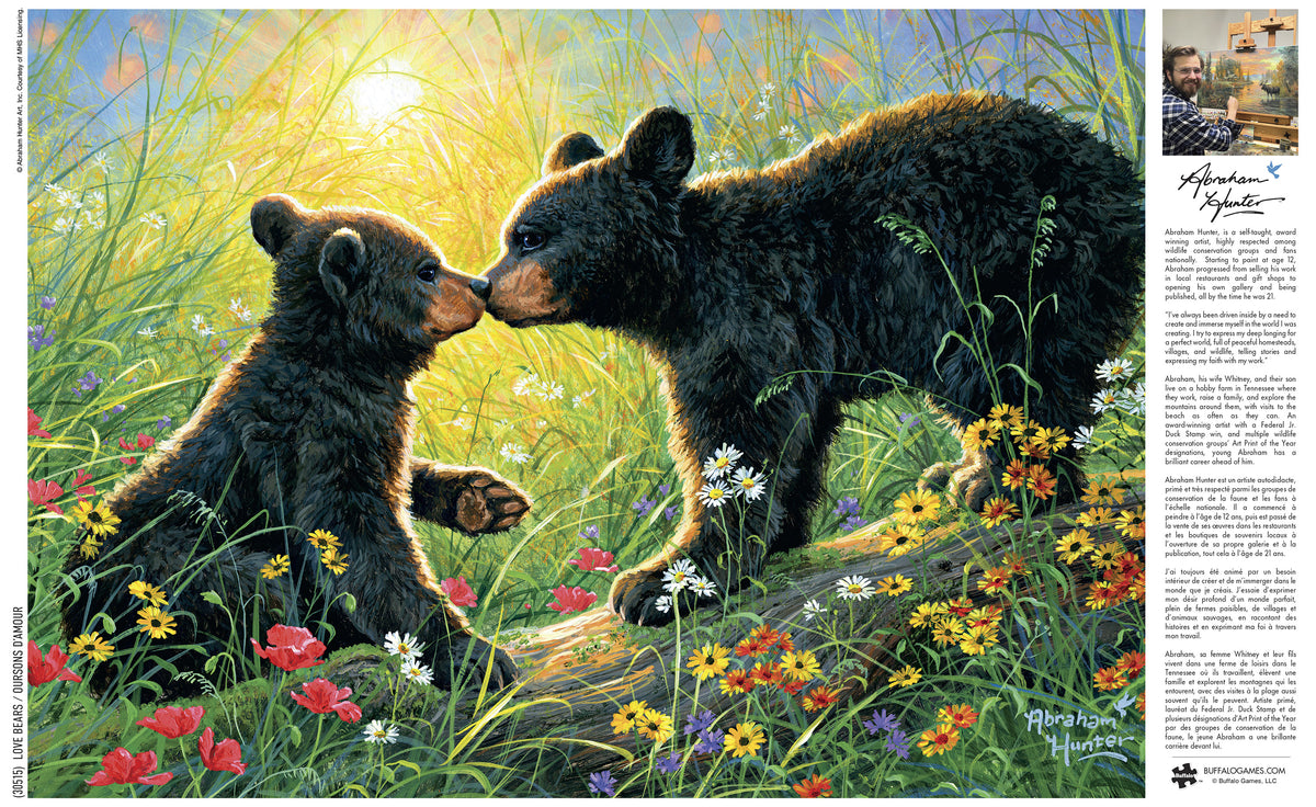 500pc Abraham Hunter: Love Bears