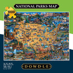 Eric Dowdle: National Parks Map 1000 Piece Puzzle