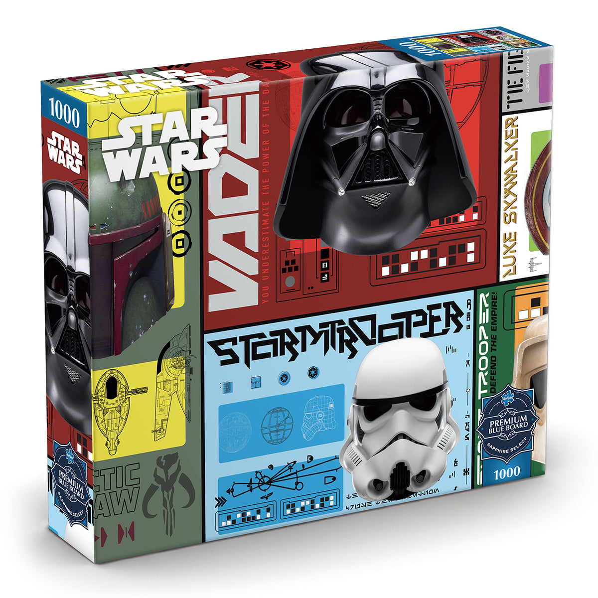 Star Wars Helmets 1000 Piece puzzle for Adults - Sapphire Select