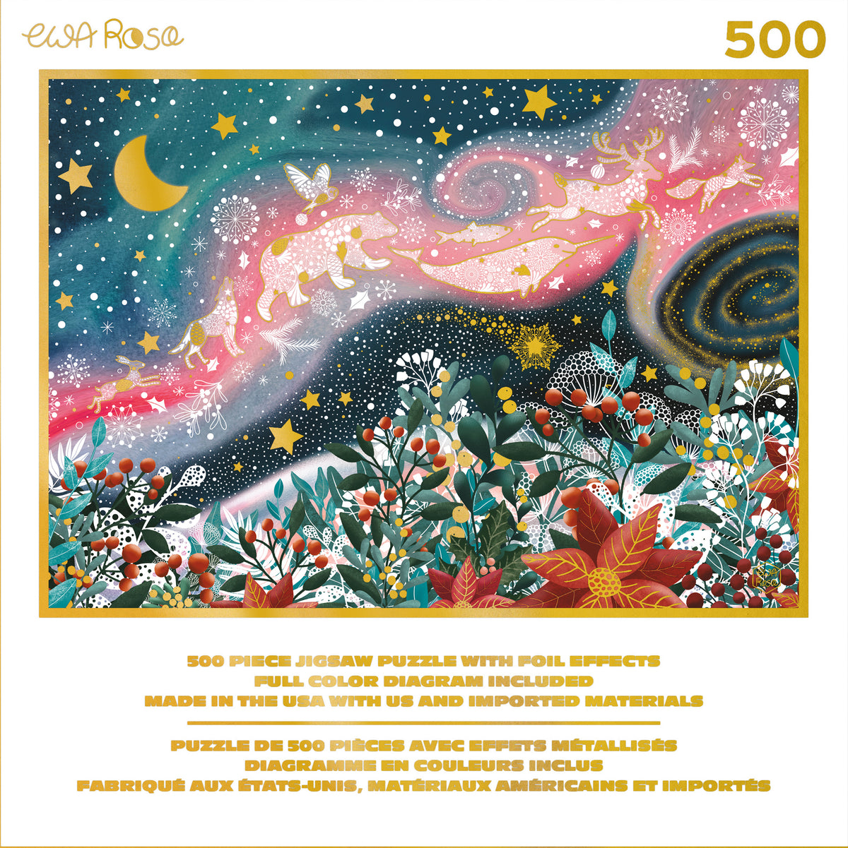 Gold Collection: Celestial Animals 500 Piece Puzzle