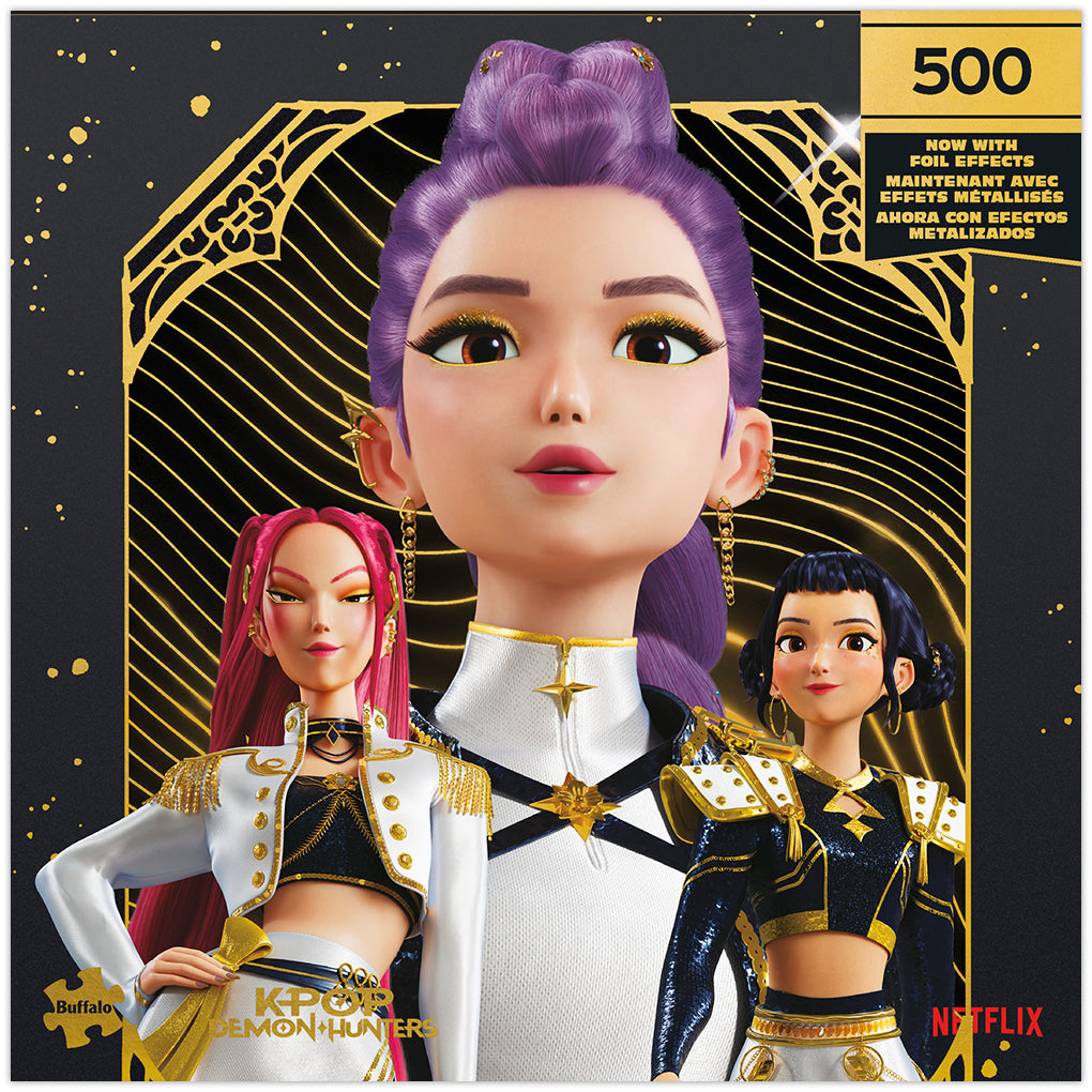 Gold Collection: KPop Demon Hunters Golden Huntrix 500 Piece Puzzle