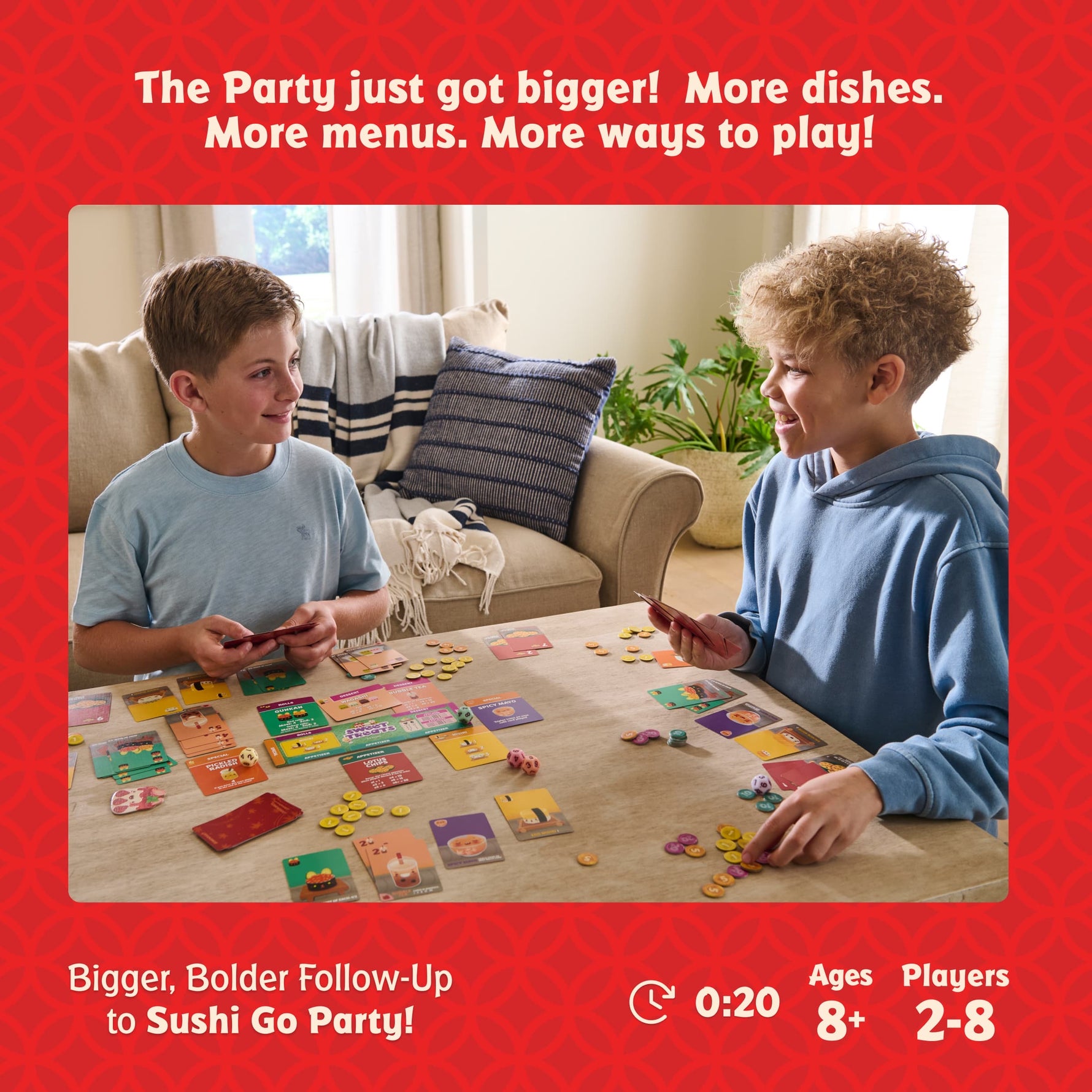 Sushi Go! Party Chef’s Special – New Card Drafting Game