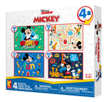 Ceaco Puzzle: Disney Mickey Mouse Puzzles - Multipack 4 Puzzles - 48-100 Pieces