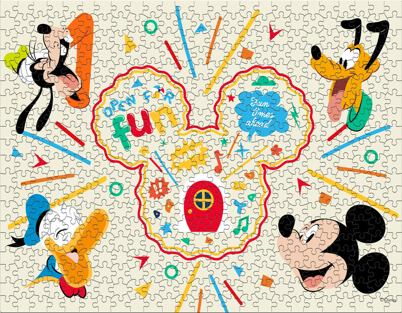 Ceaco Puzzle: Disney Mickey Mouse Puzzles - Multipack 4 Puzzles - 48-100 Pieces