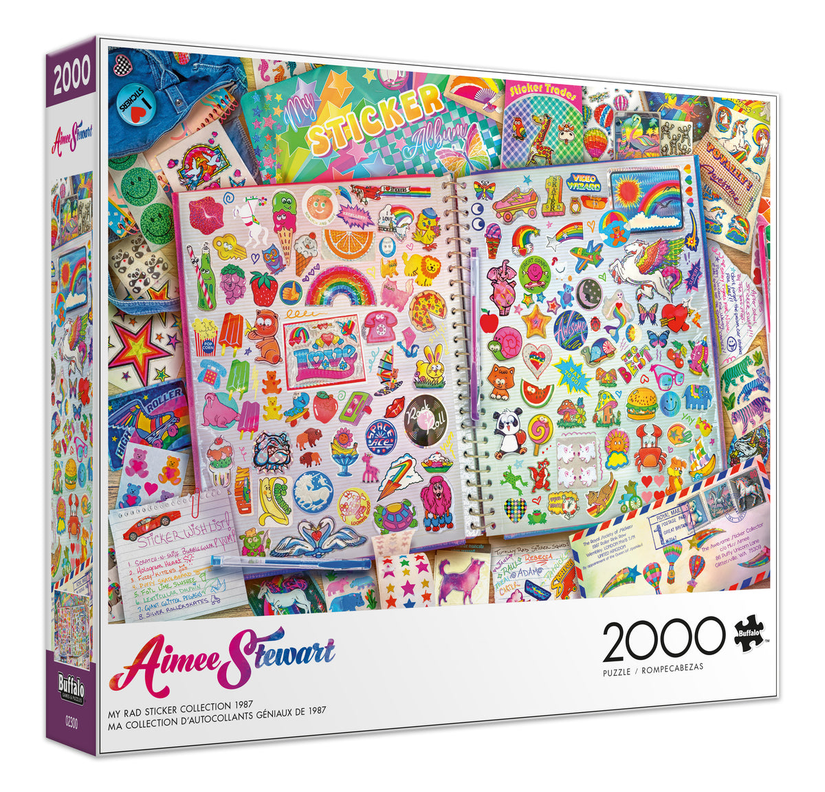 Aimee Stewart: My Rad Sticker Collection 1987 - 2000 Piece Puzzle