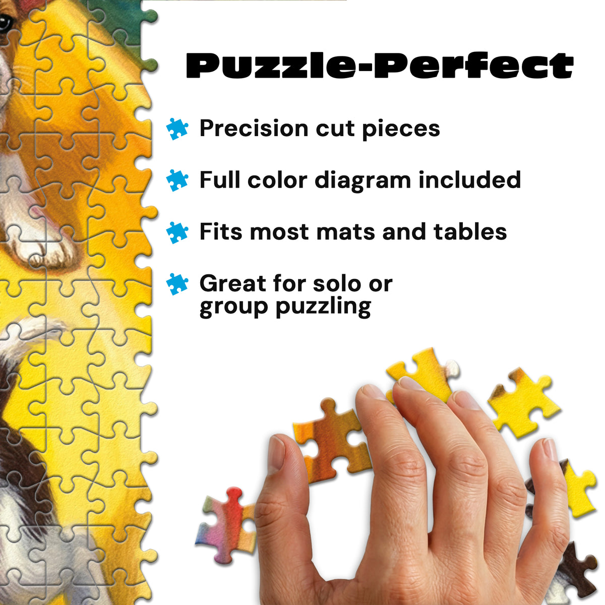 Playtime Pups 300 Large Piece Puzzle