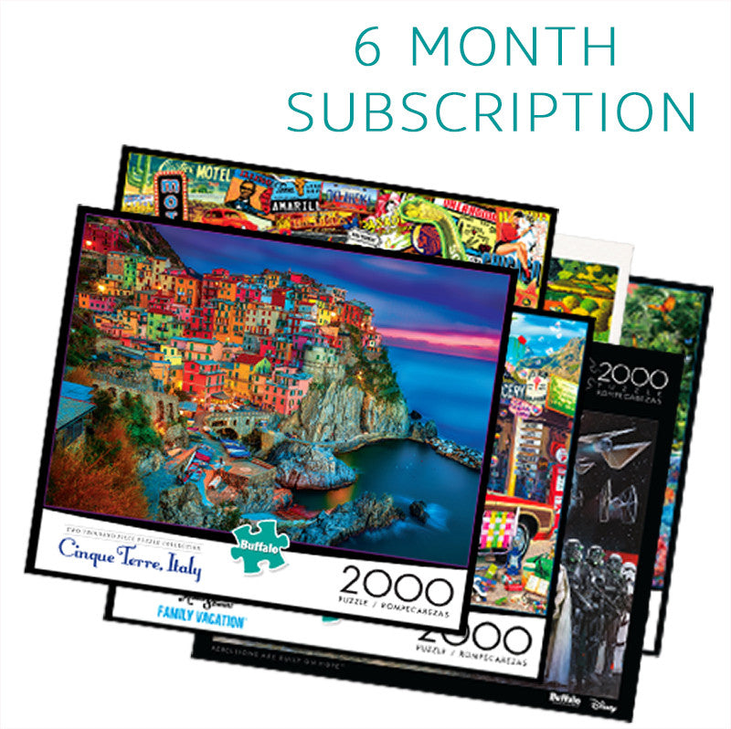 2000 Piece 6 Month Jigsaw Puzzle Subscription