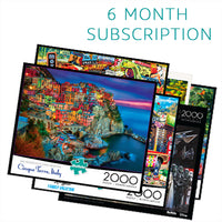 2000 Piece 6 Month Jigsaw Puzzle Subscription