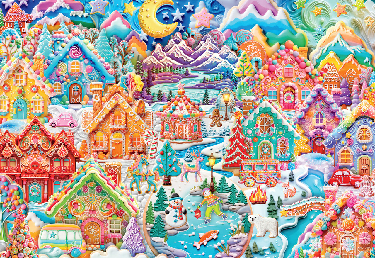 Colorful Cookietown 2000 Piece Puzzle