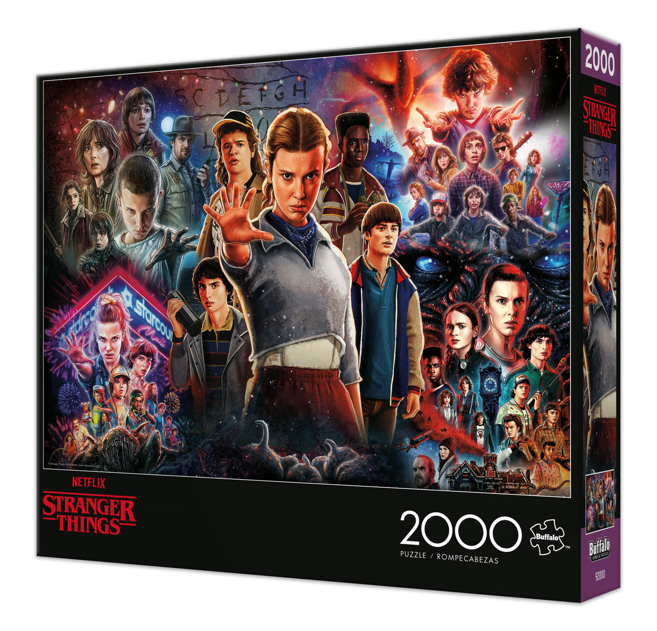 Stranger Things Season Collage 2000 Piece Puzzle