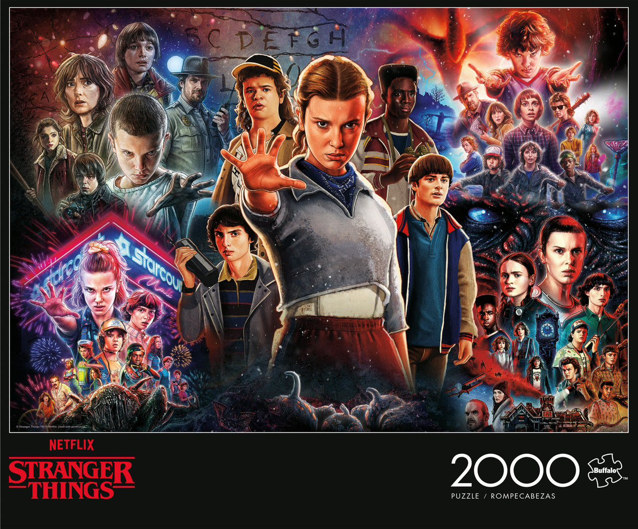 Buffalo Games 2000ピースパズル ストレンジャーシングス Stranger Things Season Collage 2000 Piece Puzzle – Buffalo Games
