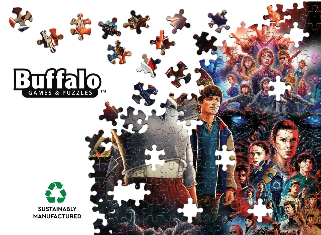 Stranger Things Season Collage 2000 Piece Puzzle – Buffalo Games