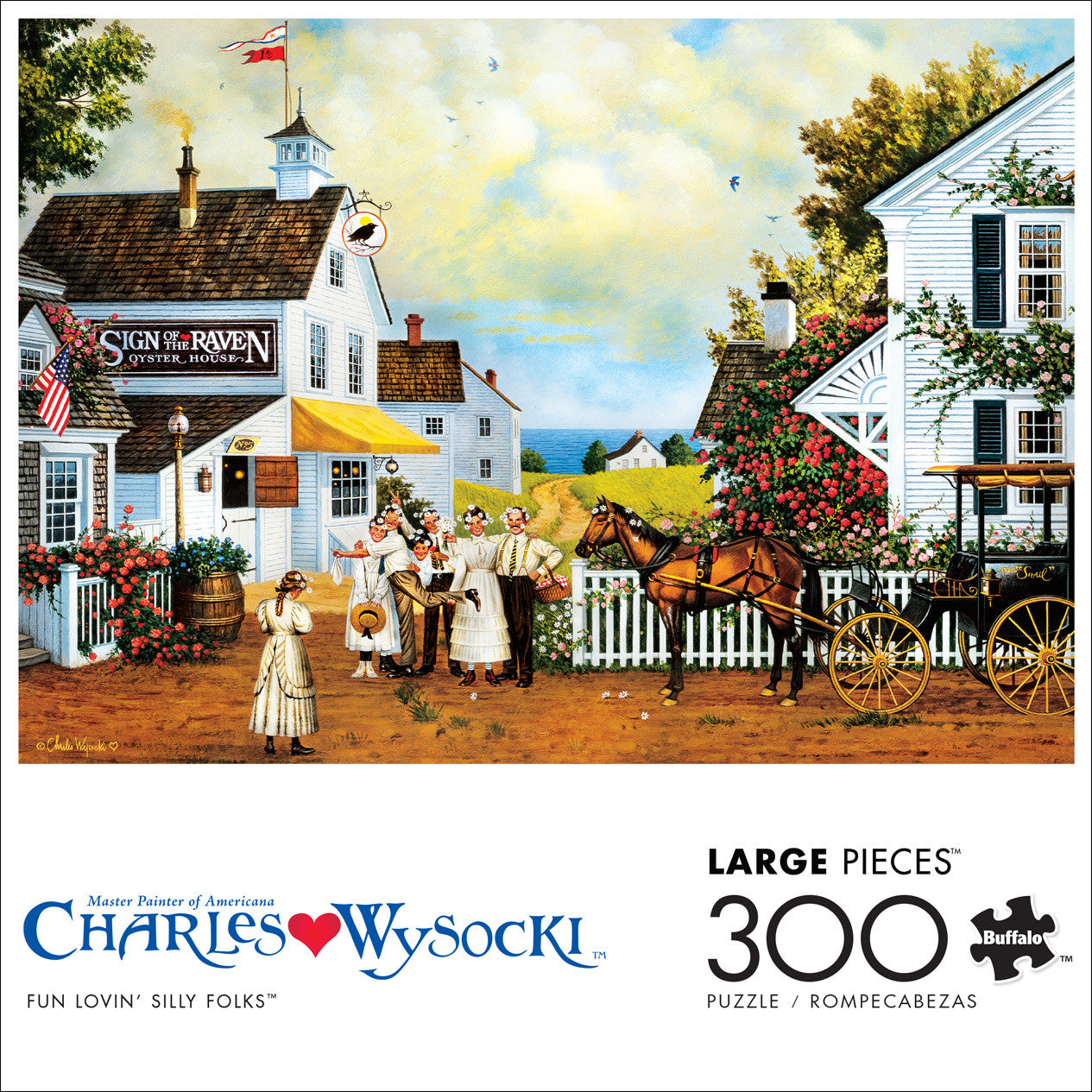 Charles Wysocki: Fun Lovin' Silly Folks 300 Piece Puzzle