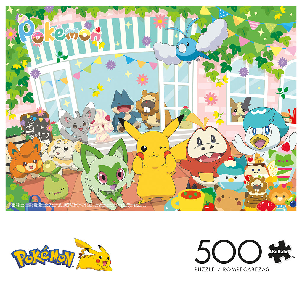 Pokemon Happy Cafe 500 Piece Jigsaw Puzzle