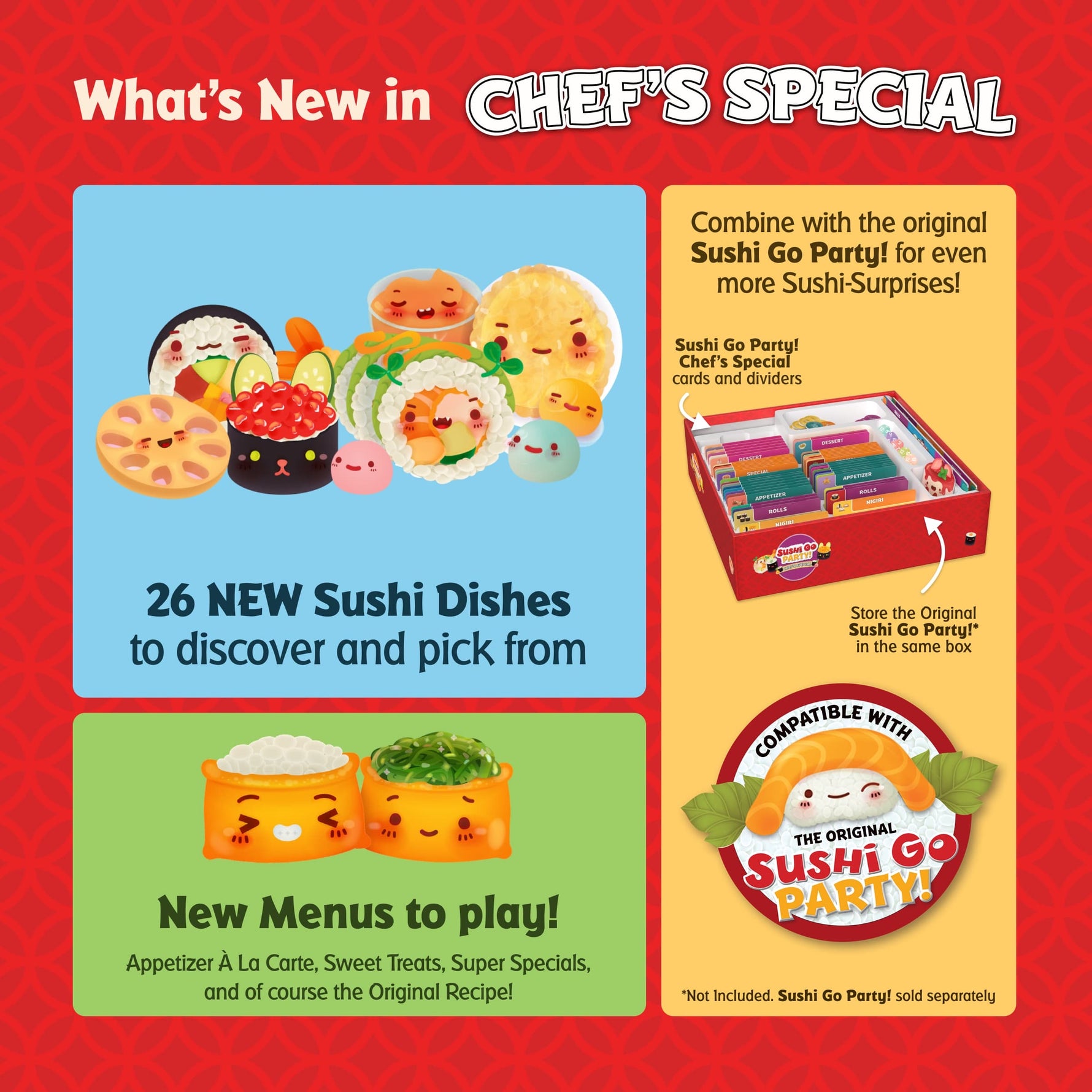 Sushi Go! Party Chef’s Special – New Card Drafting Game