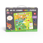 Little Buffalo State Puzzle 49-Piece Arkansas Jigsaw Puzzle - Kids Puzzles: Ages 4+