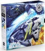 Star Wars - “Let’s keep a little optimism here” 500 Piece Puzzle (Silver Select Edition) - Giftable Package With Silver Foil Accents