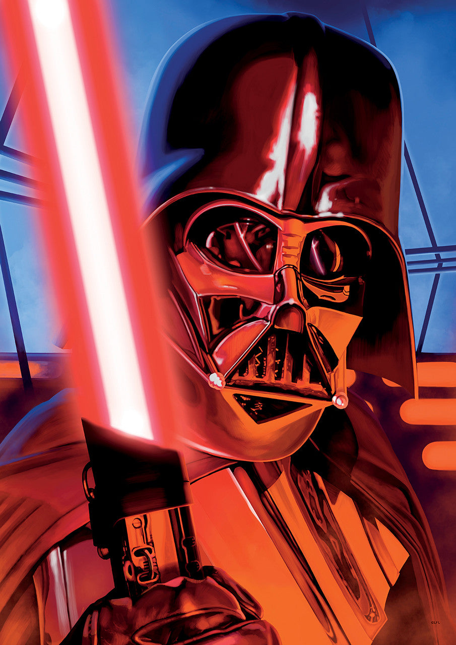 Star Wars - Dark Lord of the Sith 500 Piece Puzzle (Noir Select Edition) - Giftable Package With Silver Foil Accents