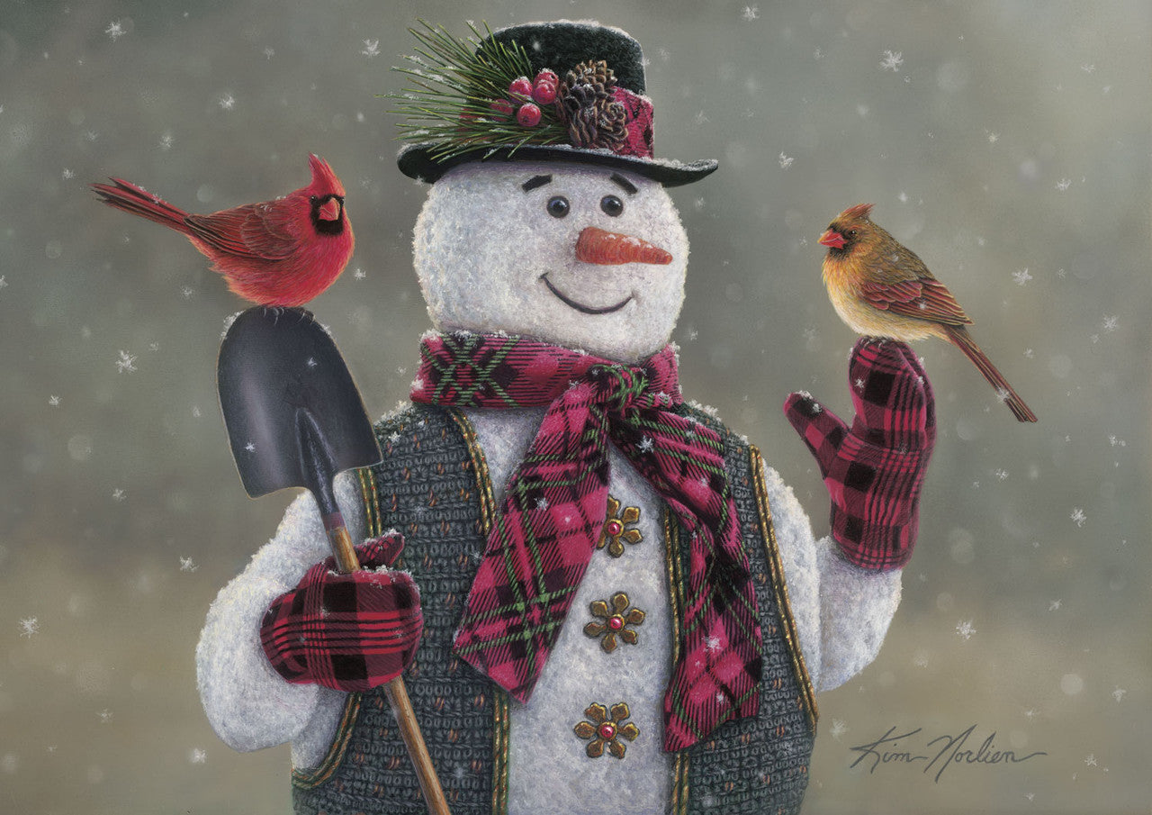 Kim Norlien Silver Select: Snow Grandpa 500 Piece Puzzle – Buffalo
