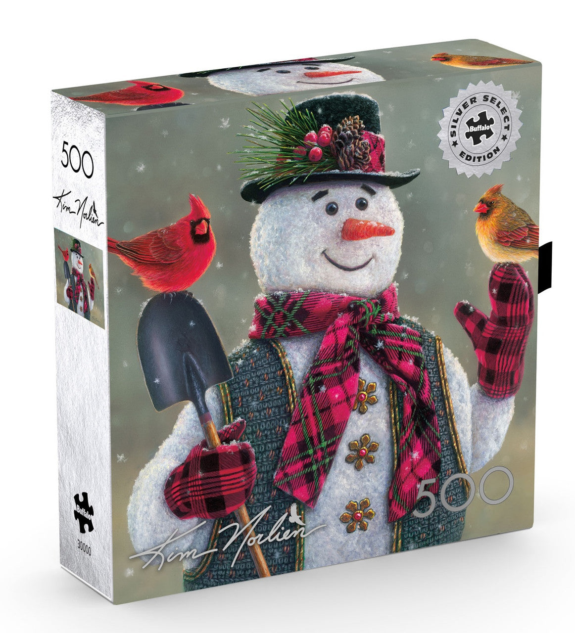 Kim Norlien Silver Select: Snow Grandpa 500 Piece Puzzle – Buffalo