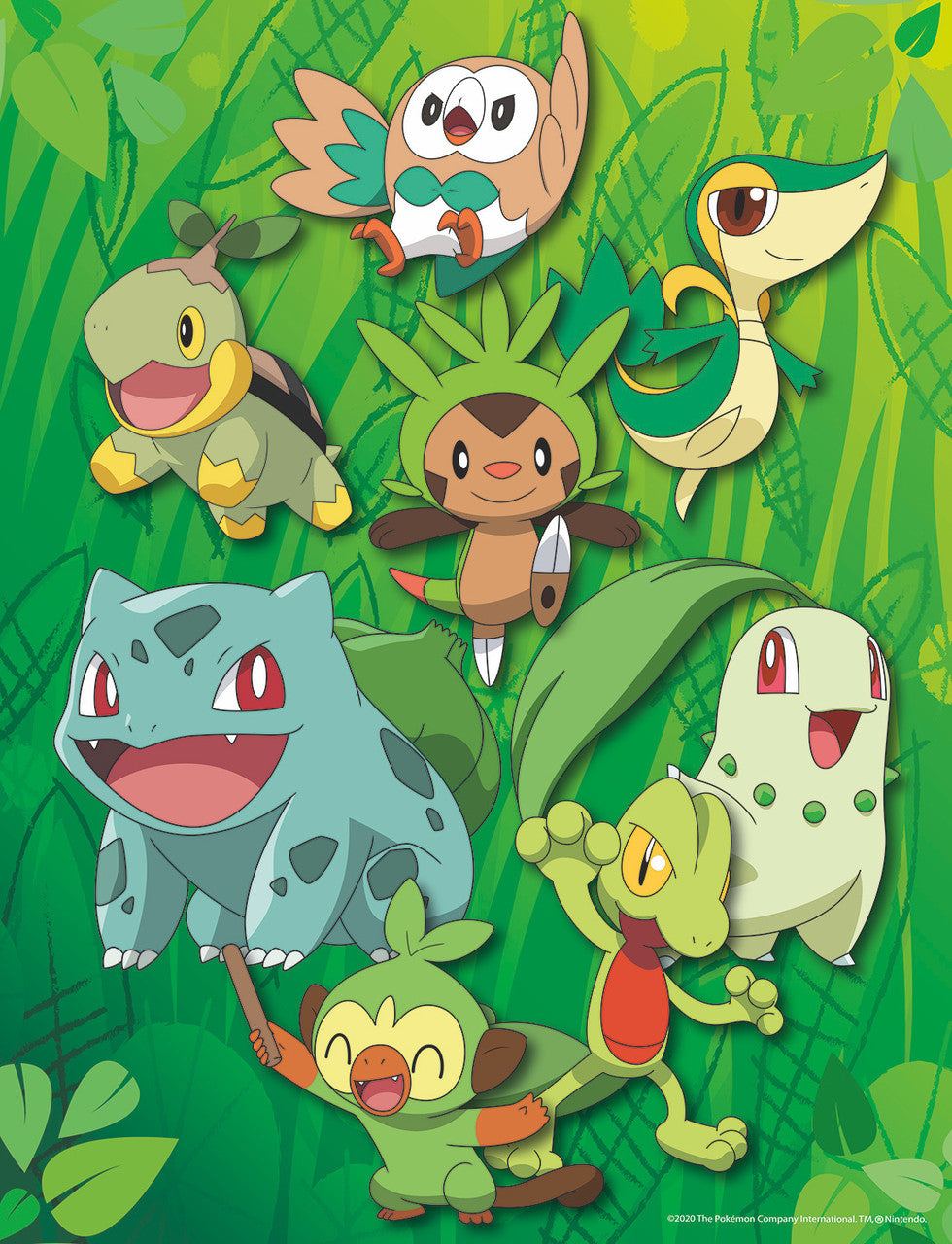 Pokémon 4-in-1 Jigsaw Puzzle Multipack Grass