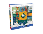 White Lotus Collage 500 Piece Puzzle