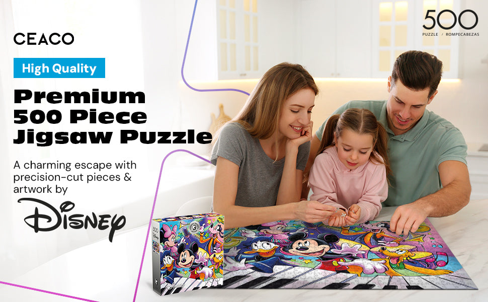 Silver Select: Disney Mickey's Music 500 Piece Puzzle