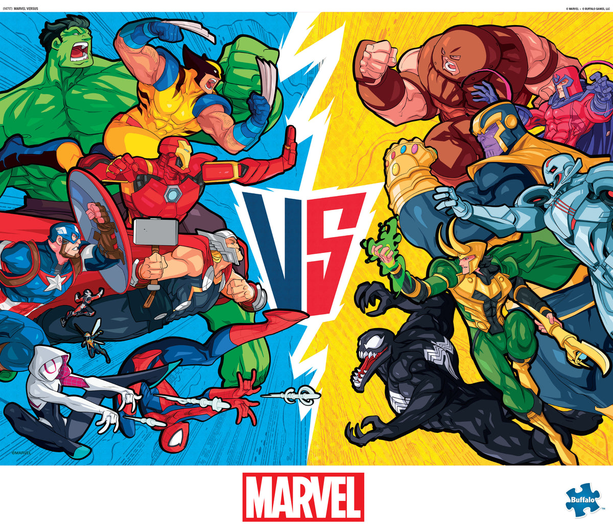 Marvel Versus puzzle for Adults, Sapphire Select - 1000 Pieces Jigsaw Puzzle
