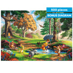 Thomas Kinkade Disney Silver Select: Winnie the Pooh 500 Piece Puzzle