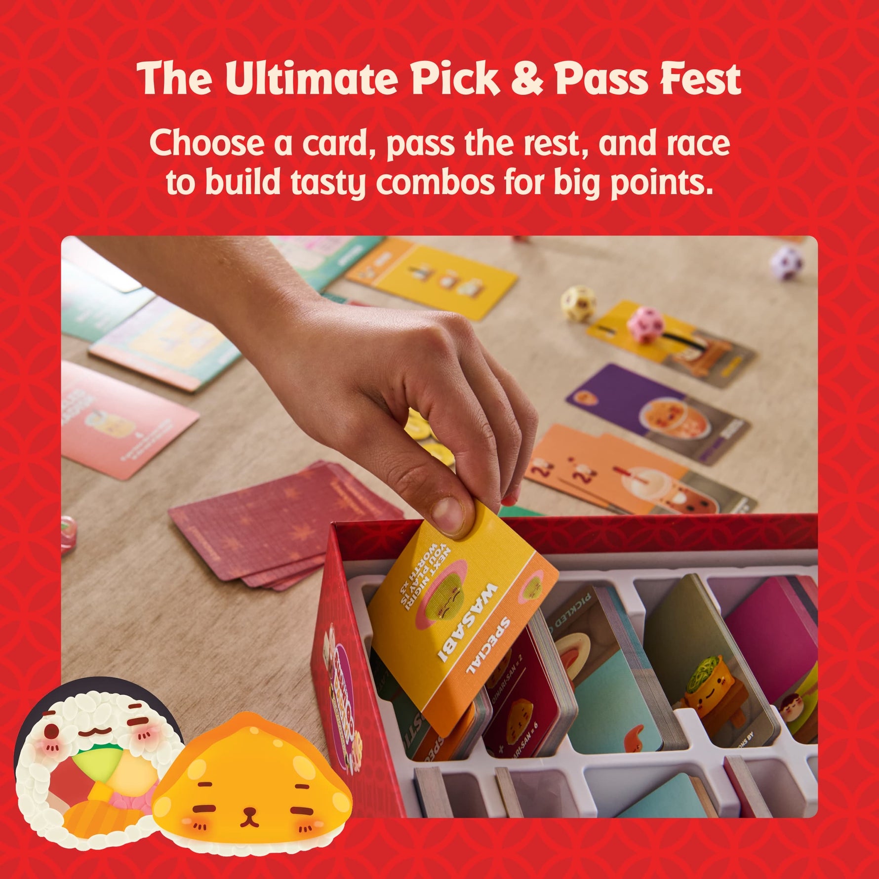 Sushi Go! Party Chef’s Special – New Card Drafting Game