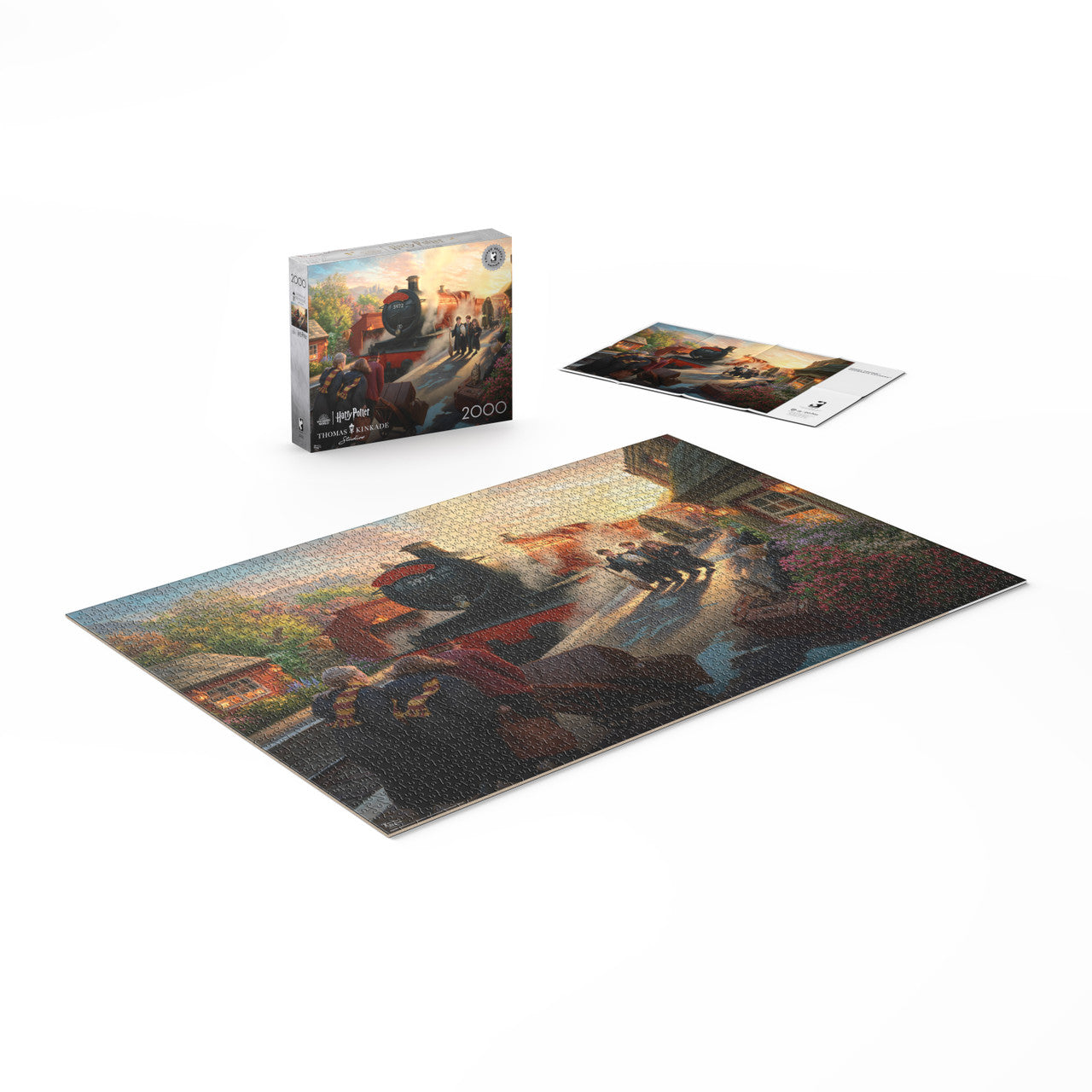 Ceaco Puzzle: Hogwart's Express 2000 Piece Puzzle (Silver Select Edition) - Giftable Package With Silver Foil Accents