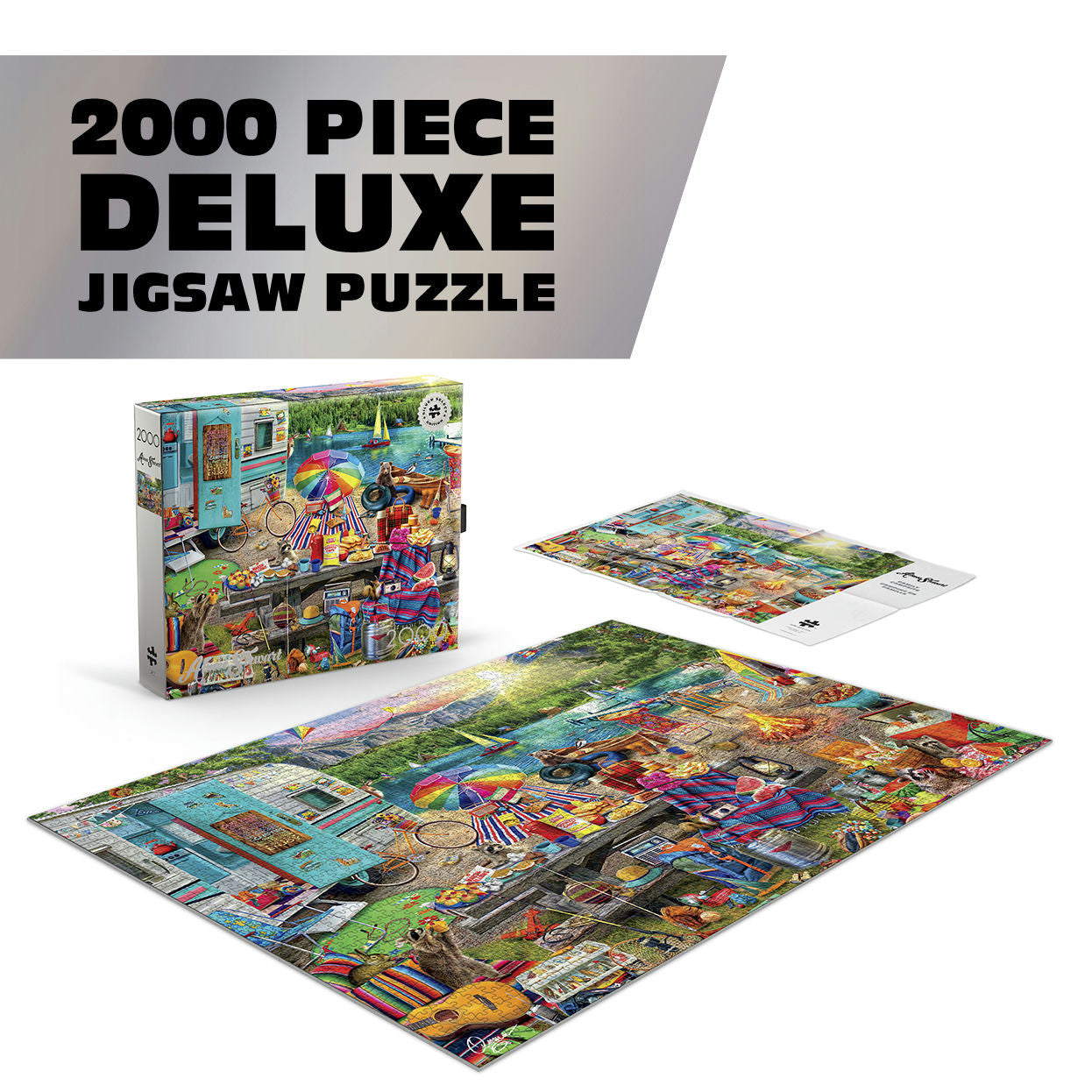 Silver Select: Aimee Stewart Family Campsite 2000 Piece Jigsaw Puzzle