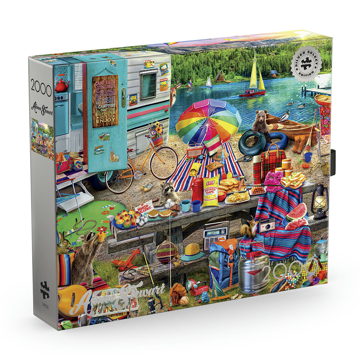Silver Select: Aimee Stewart Family Campsite 2000 Piece Jigsaw Puzzle