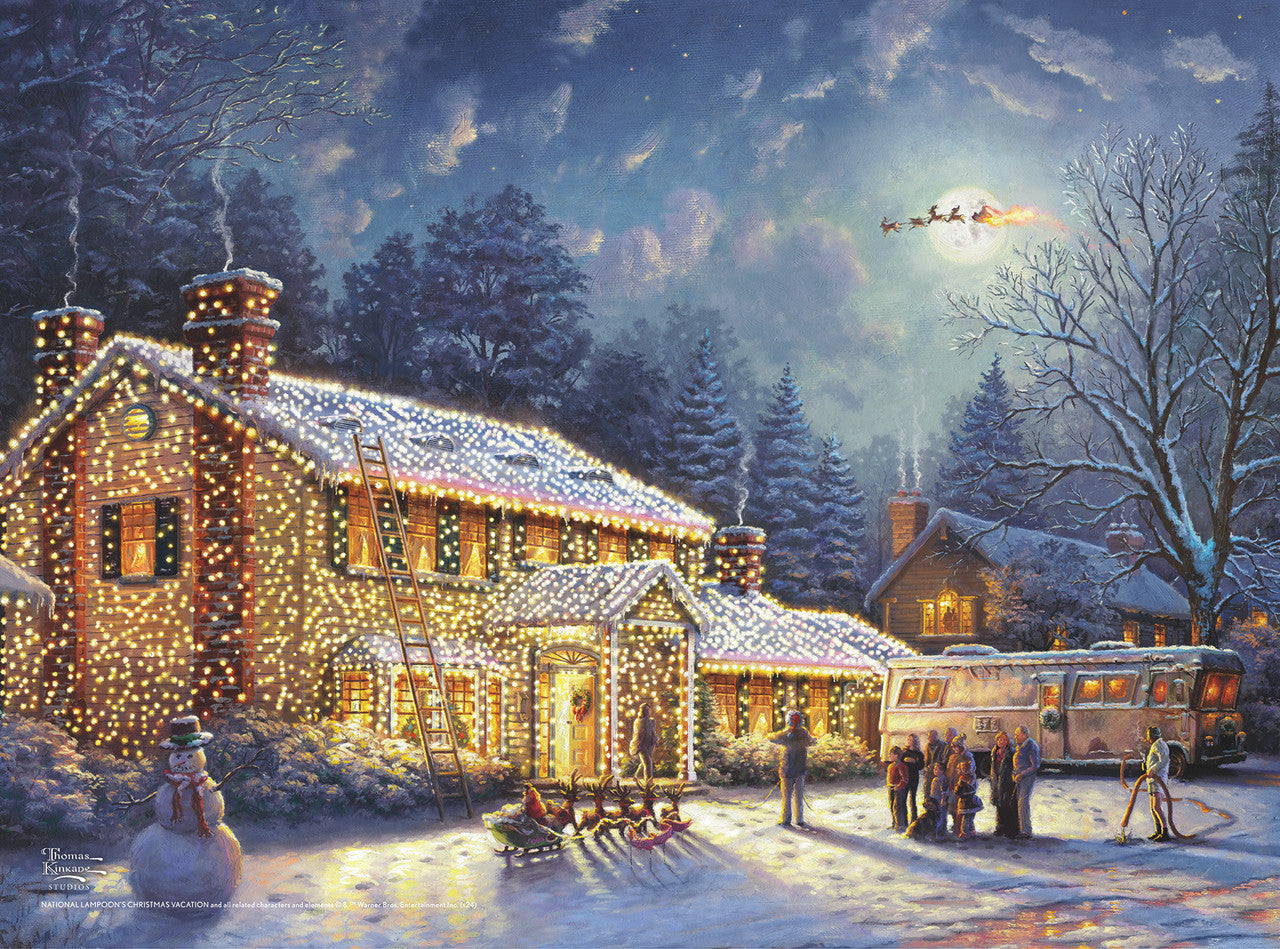 Ceaco Puzzle: Thomas Kinkade - National Lampoon's Christmas Vacation V2 100 Piece Puzzle