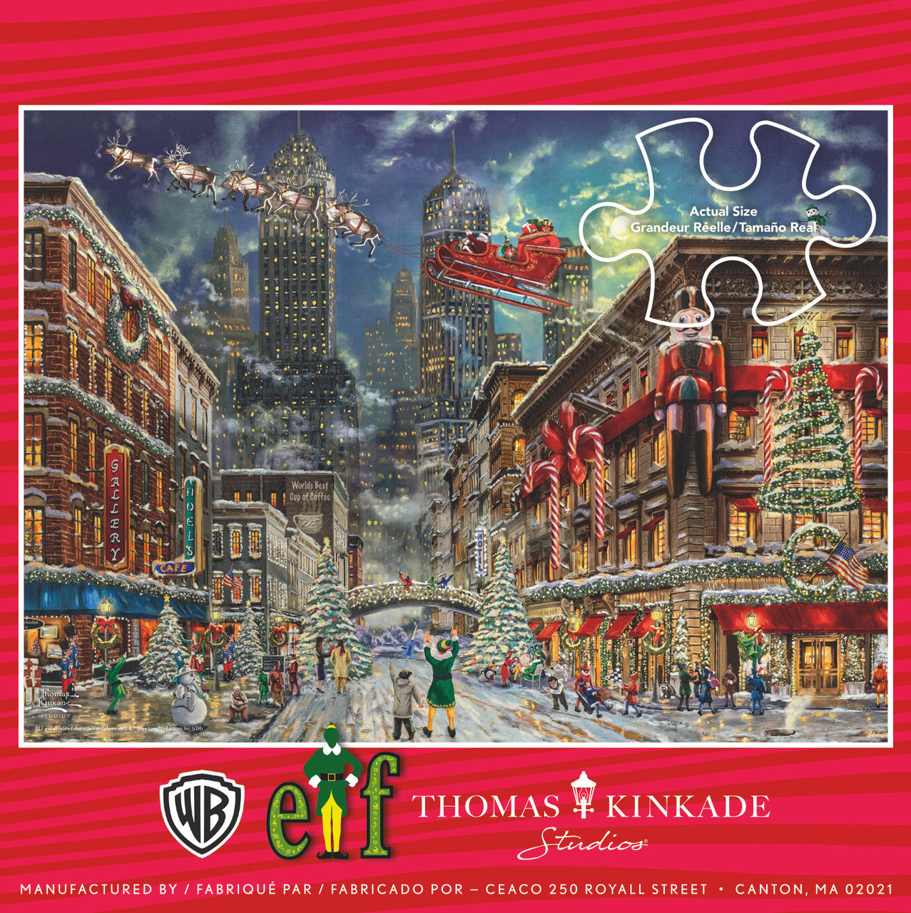 Ceaco Puzzle: Thomas Kinkade - Elf V2 100 Piece Puzzle