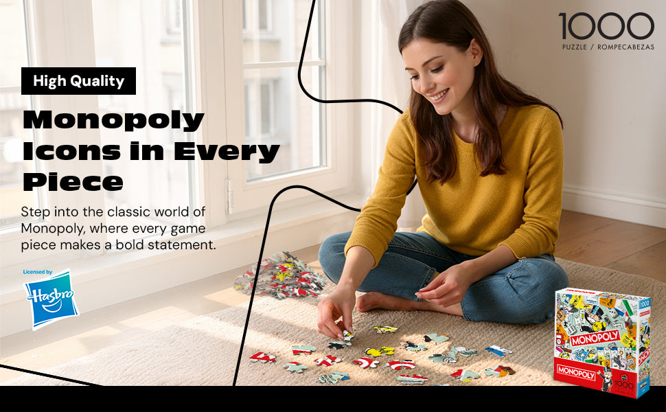 Monopoly Collage 1000 Piece Puzzle