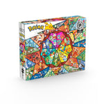 Pokemon Silver Select Stained Glass Starters 1000 Piece Puzzle