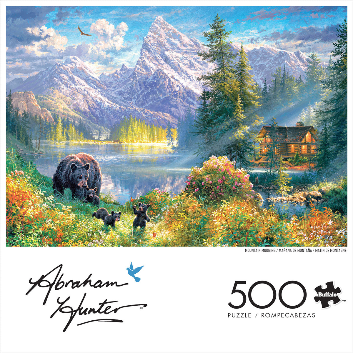 Abraham Hunter Mountain Morning 500 Piece Jigsaw Puzzle