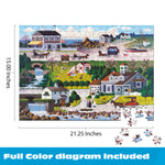 Charles Wysocki: Cricket Hawk Harbor 1000 Piece Puzzle