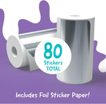 Ceaco Hello Blink - Sticker Maker - Refill Pack with 80 Foil Stickers